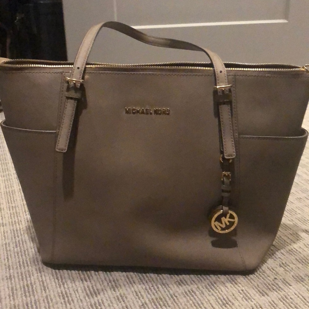 Michael Kors Neutral/Gray/Tan Purse